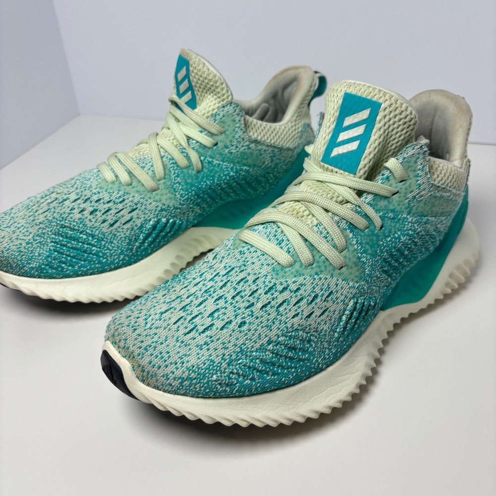 Adidas AlphaBounce Running Shoes Womans 8 Beyond Teal CG5578 Sneakers